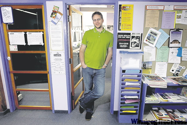 PHIL HOSSACK / WINNIPEG FREE PRESS
‘It’s important to have a properly staffed, 24-hour centre for men,’ says Duane Lesperance, program manager at the Men’s Resource Centre