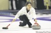 BORIS MINKEVICH
Curler Sherry Clark is proud to represent Canada in her hometown.