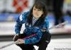 TREVOR HAGAN / WINNIPEG FREE PRESS
A look of concern on the face of skip Tina Kozak,during the Scotties Provincial Curling Championships in Altona on Friday.