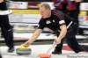 MIKE.DEAL@FREEPRESS.MB.CA 
Team Stoughtons' lead Steve Gould throws a rock during the 12:15 draw on the first day of the Safeway Championship in Beausejour on Thursday.