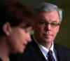 PHIL HOSSACK / WINNIPEG FREE PRESS files
After the April 2013 budget, cabinet minister Theresa Oswald couldn't hide her anger over tax increases instituted under Premier Greg Selinger's leadership.