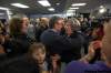Ruth Bonneville / Winnipeg Free Press
Joyce Bateman gives David Asper a hug and surprised look after her win.