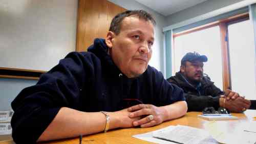 PHOTOS BY Mike Deal / Winnipeg Free Press FILES
Lake St. Martin First Nation Chief Adrian Sinclair is cautiously optimistic about a new townsite.