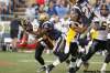 john woods / winnipeg free press
Blue Bombers' sultan of sack Odell Willis brings down Tiger-Cats QB Quinton Porter in the first half Friday night at Canad Inns Stadium.