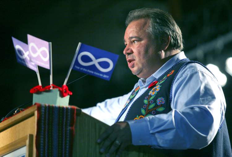 Bruce Bumstead / Brandon Sun Archives
Manitoba Metis Federation president David Chartrand