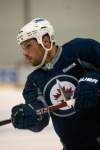 HADAS PARUSH / WINNIPEG FREE PRESS
Zach Bogosian arrived in Winnipeg on Sunday and hit the ice with his teammates as early as this morning at the MTS Iceplex on Monday.