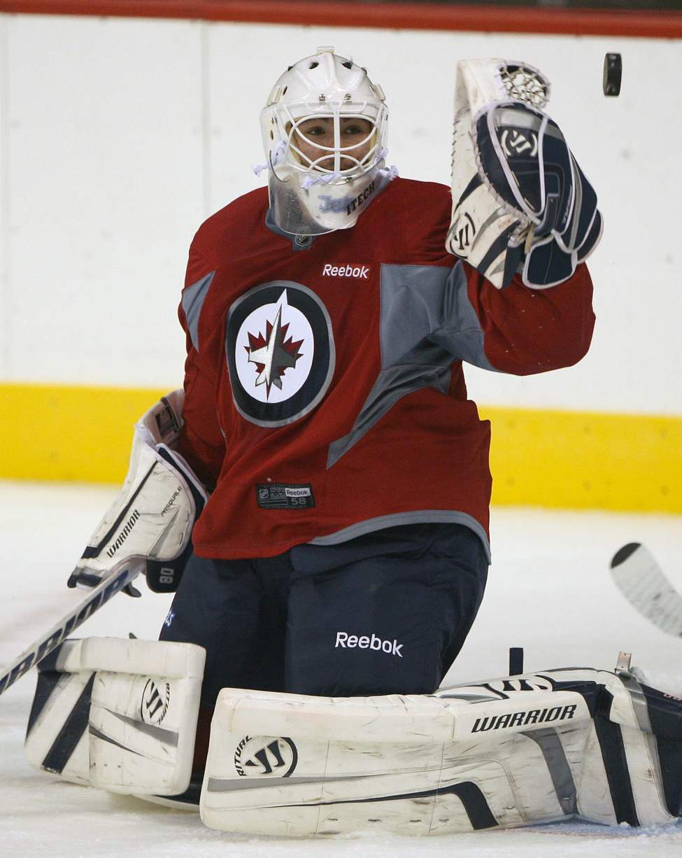 Joe Bryska / Winnipeg Free Press Archives
Eddie Pasquale during Winnipeg Jets training camp.