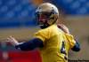 KEN GIGLIOTTI  / WINNIPEG FREE PRESS archives
Blue Bombers quarterback Buck Pierce  throws a pass at practice last month.