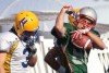 JOE BRYKSA / WINNIPEG FREE PRESS FILES
In a 2011 file photo, Winnipeg Rifles receiver Kurt Goodrich hauls one in against Saskatoon.