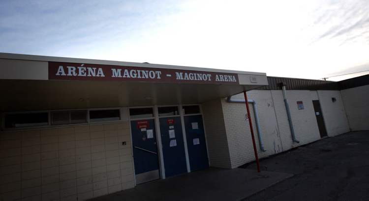 Phil Hossack / Free Press archives
Maginot Arena was closed for mould remediation.