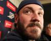 JOE BRYKSA / WINNIPEG FREE PRESS
Winnipeg Blue Bombers quarterback Buck Pierce shows his happiness with the media Monday morning at Canad Inns Stadium. His team defeated the Hamilton Tiger-Cats 19-3 yesterday for a berth to the 2011 Grey Cup this Sunday in Vancouver, B.C.