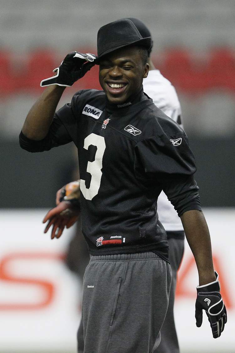 John Woods / THE CANADIAN PRESS Archives
Cauchy Muamba, who has played with the B.C. Lions, has been signed to the Winnipeg Blue Bombers.