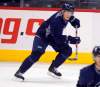 Winnipeg Free Press
Jets new winger Antti Miettinen skating at practice.