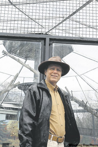 MICHAEL CHRISTIANSON / WINNIPEG FREE PRESS
Dr. Bob Wrigley at planned Asian lion den.
