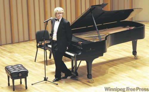 SUPPLIED PHOTO
Martensson combines serious music with his onstage comedy persona the Maestro.