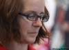 Joe Bryksa / Winnipeg Free Press
Tracy Shead, wife of crash victim Brian Shead, who is recovering from injuries suffered in Tuesday's plane crash in North Spirit Lake, made a brief comment at Health Sciences Centre in Winnipeg.