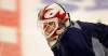 Boris Minkevich / Winnipeg Free Press
Chris Mason shows off a new mask at practice Friday.