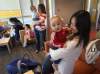 JOE BRYKSA / WINNIPEG FREE PRESS 
Yilan Zhang with son Tharu Fernando at Winnipeg's Barbara Mitchell Family Resource Centre, whose Family Foundations program assists newcomer mothers.