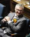 Mike Deal / Winnipeg Free Press
Finance Minister Stan Struthers unveiled his first budget Tuesday at the legislature.