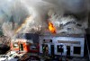 Winnipeg Free Press
A fire at  War on Music at 44 Albert Street and the Ken Hong Restaurant in the Exchange District in Winnipeg spread smoke over the downtown area Thursday.