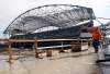KEN GIGLIOTTI / WINNIPEG FREE PRESS
Work continues as Bomber announce two  possible opening game dates for the new stadium at Investors Group Field.