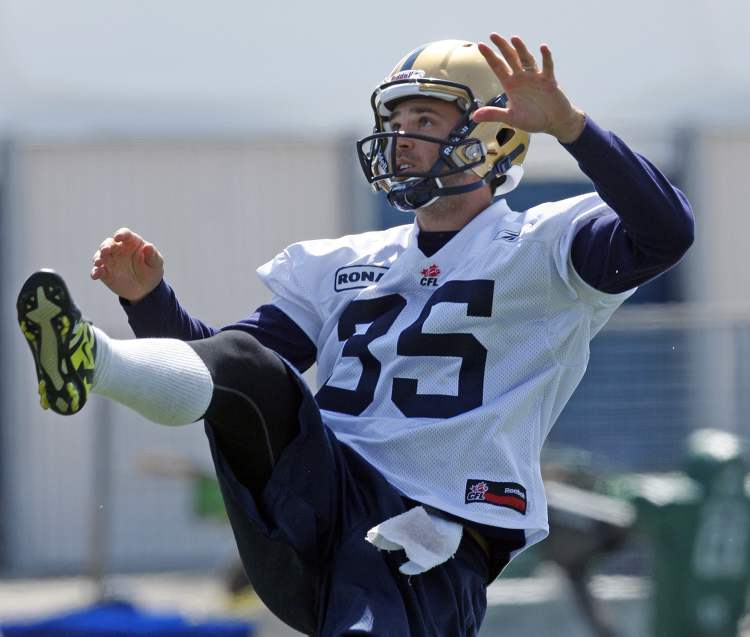 KEN GIGLIOTTI / WINNIPEG FREE PRESS archives
Eric Wilbur has been cut from the Blue Bombers.