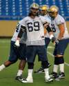 Boris Minkevich/Winnipeg Free Press
Glenn January at practice this morning.
