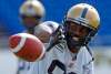 KEN GIGLIOTTI / WINNIPEG FREE PRESS
Blue Bomber No. 82  Terrence Edwards at practice Thursday.
