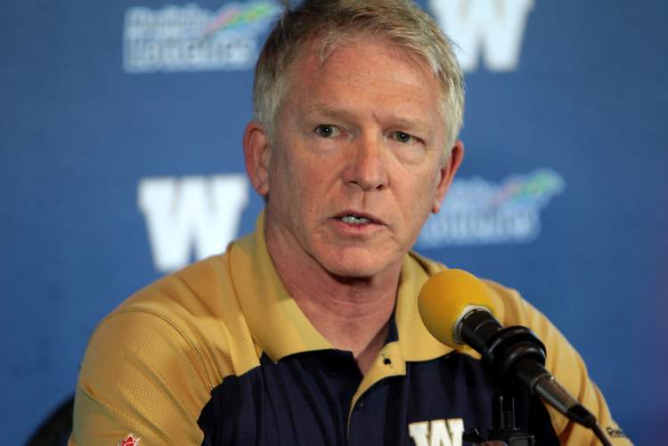 New Blue Bomber boss Tim Burke.