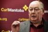 Mike Deal / Winnipeg Free Press
CurlManitoba President Resby Coutts announces 125th MCA Bonspiel will be the last men's only event.