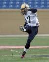 Joe Bryksa / Winnipeg Free Press
Winnipeg Blue Bombers kicker Justin Palardy at practice Tuesday at Canad Inns Stadium in Winnipeg. The Bombers are in preparation for their last game of the season this Saturday against the Hamilton Tiger-Cats.