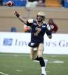 TREVOR HAGAN / WINNIPEG FREE PRESS Archives
Former Bombers' QB Alex Brink is now on the Alouettes' practice roster.