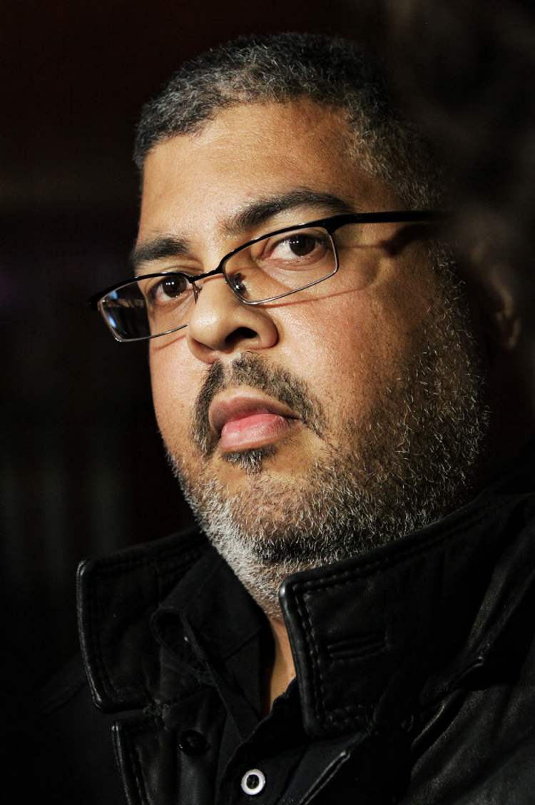 Mike Deal / Winnipeg Free Press
Rohan Stephenson speaks outside the Phoenix Sinclair Inquiry after testifying Thursday. Rohan Stephenson was Phoenix Sinclair's caregiver at the time Samantha Kematch regained custody of her daughter in 2004.