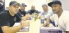 RUTH.BONNEVILLE@FREEPRESS.MB.CA
The contenders: Stefan LeFors, Ryan Dinwiddie, Darrell Hackney, James Kilian and Bryan Randall (from left) will throw everything they have at one another, maybe even their playbooks.