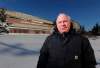 BORIS MINKEVICH / WINNIPEG FREE PRESS 
Bill Jurens in front of the school that replaced Sturgeon Creek Regional Secondary School on Ness Avenue. He stayed with the 1978 shooting victim until police and paramedics arrived.