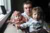 JOE BRYKSA / WINNIPEG FREE PRESS
Landon Hay — with his kids, Cheyenne and Wyatt — suffered financially when his wife, Samantha Schlichting, was killed by a drunk driver. Her case sparked a new law.