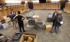 JOE BRYKSA / WINNIPEG FREE PRESS
The Blue Bombers’ massive new dressing room has space for 68 permanent lockers and a dozen more temporary lockers during training camp.