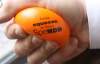 JOE BRYKSA / WINNIPEG FREE PRESS
The Progressive Conservatives handed out these stress balls to reporters following question period earlier this week. A new poll suggests the stress could be getting to the NDP.