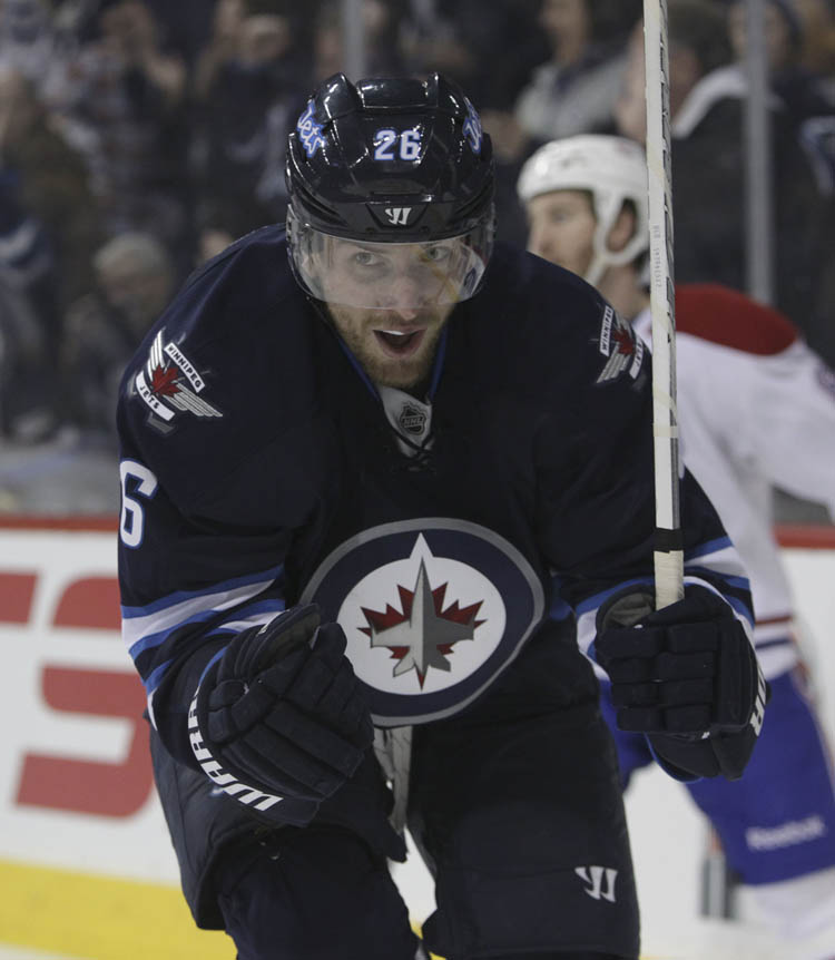 MIKE DEAL / WINNIPEG FREE PRESS archives
Winnipeg Jets' Blake Wheeler.