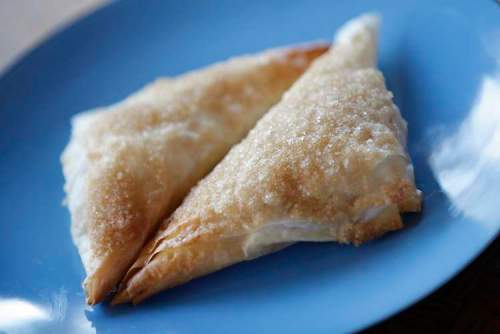 JOHN WOODS / WINNIPEG FREE PRESS
Turnovers made with phyllo dough are light and lovely.