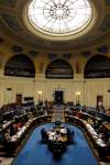 BORIS MINKEVICH / WINNIPEG FREE PRESS 
The legislature in session Wednesday. Even an extended session would fall short of past numbers.