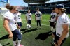 TREVOR HAGAN / WINNIPEG FREE PRESS
Bombers Billy Pavlopoulos, Mike Renaud, Justin Palardy, Tim Hutchison, Chris Cvetkovic and Brett Cameron play a bit of soccer during practice at Investors Group Field this morning.