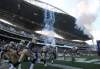 Joe Bryksa / Winnipeg Free Press
The revved-up Winnipeg Blue Bombers sprint onto the field for their first taste of real action at Investors Group Field on Wednesday night.