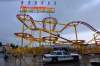 BORIS MINKEVICH / WINNIPEG FREE PRESS 
A police squad car at the Crazy Mouse at the Red River Exhibition after Thursday evening's accident.