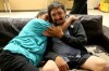 Two clients at the Homeless Shelter in Thompson.