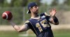 KEN GIGLIOTTI / WINNIPEG FREE PRESS
Bomber starting quarterback Max Hall took the first-team reps this week as he prepares for his first CFL start at the age of 27.
