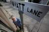 JOHN WOODS / WINNIPEG FREE PRESS
Coun. Harvey Smith has named one of the chewed-up back lanes in his ward after Coun. Russ Wyatt, who is deputy mayor and on EPC.