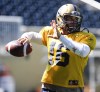 JESSICA BURTNICK / WINNIPEG FREE PRESS
Right now, Burke said, they are looking at new QB Jason Boltus to shore up a short-term problem, but that could change if he impresses in practice.