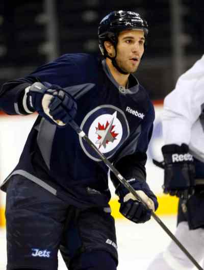 KEN GIGLIOTTI /  WINNIPEG FREE PRESS archives
Patrice Cormier seen here practising with the Winnipeg Jets in September.