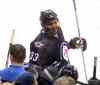Phil Hossack / WInnipeg Free Press Archives
Winnipeg Jets Defenceman Dustin Byfuglien got the day off when his teammates practised in Banff.